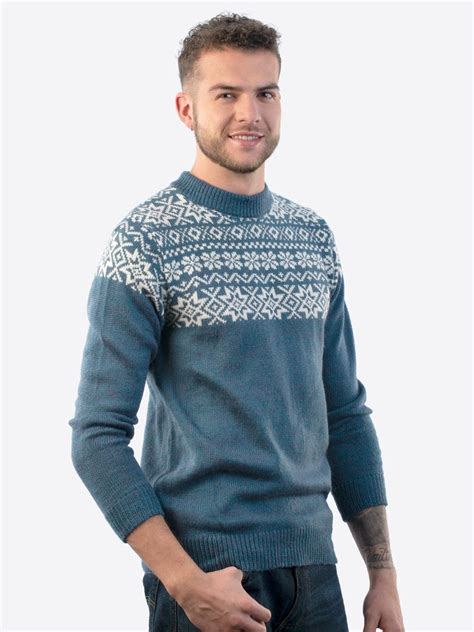 Mens Fair Isle Sweater “annapurna” Fair Isle Sweater Fair Isle