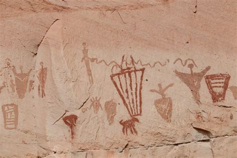 Mysterious Petroglyph Rock Art Horseshoe Canyon Canyonlands
