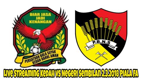 Bandar seremban dan nilai telah di gabungkan menjadi majlis bandaraya seremban, tahniah. Live Streaming Kedah vs Negeri Sembilan 2.3.2018 Piala FA ...