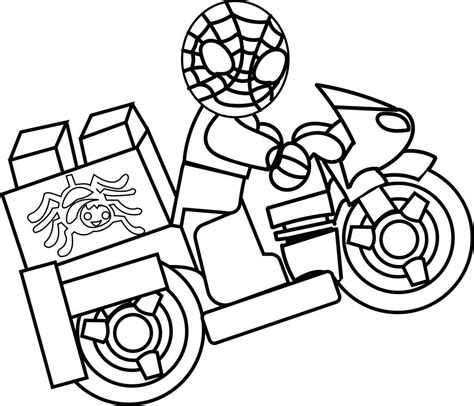 Why not urge your clever young learner to create their own adventures in spiderman comic? Lego Spiderman Coloring Pages (With images) | Lego ...