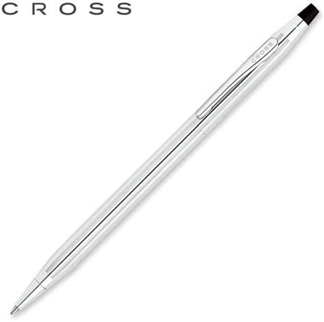 Cross Classic Century Lustrous Chrome Black Ink Ball Pen Buy Cross