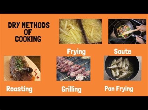 Methods Of Cooking Part 1 Dry Methods Of Cooking Types Of Cooking
