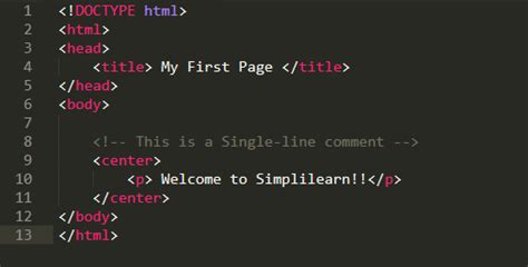 The Best Guide To Html Comments