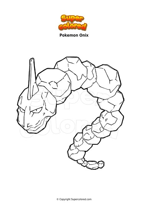 Pokemon Onix Coloring Pages Pokemon Coloring Pages Pokemon Coloring