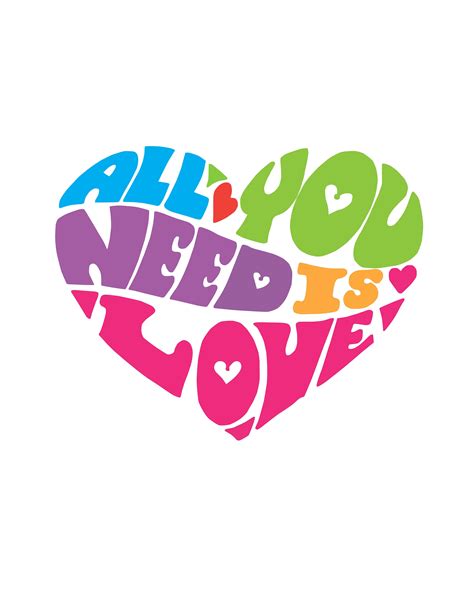 Heart Svg All You Need Is Love Vector All You Need Is Love Svg Jpeg Png
