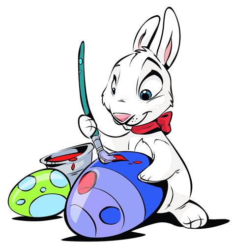 Easter Bunny Cartoon Png Easter Rabbit Png Easter Egg Bunny Png