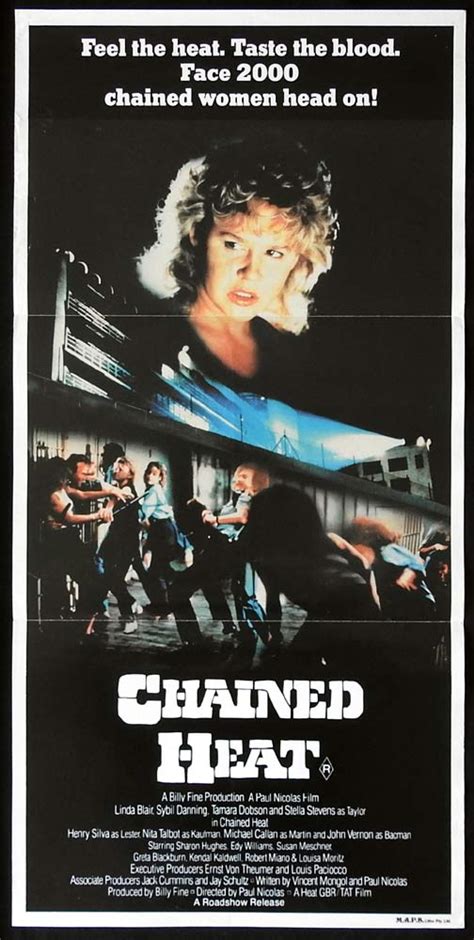 Chained Heat Moviemem Original Movie Posters