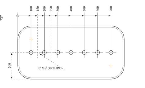 Hole Pattern On Drawing