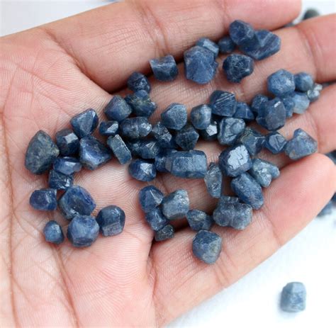 100 Cts Natural Blue Sapphire Gemstone Raw Rough Gemstone Etsy