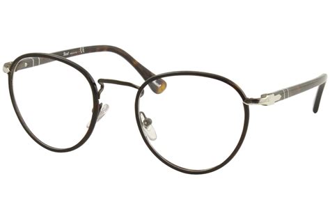 persol men s eyeglasses po2410vj po 2410 vj 992 brown havana optical frame 49mm ebay