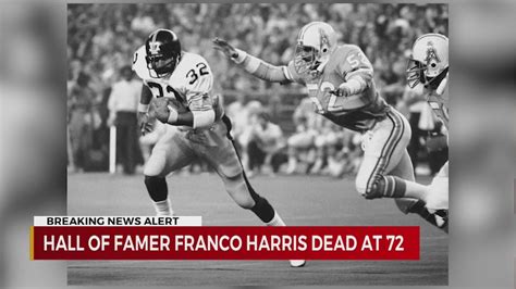 Steelers Hall Of Fame Running Back Franco Harris Dies At 72 Youtube
