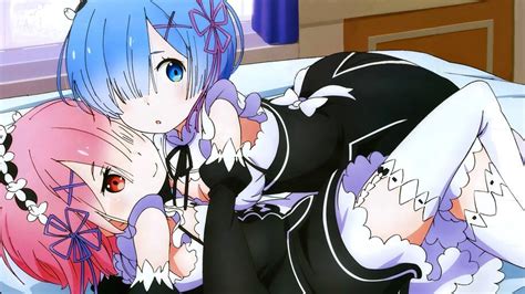 Rem Ram Rezero Anime Girls Maid 4k 42777 Wallpaper