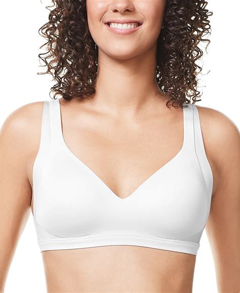 Warners White No Side Effects Wirefree Contour Bra Us X Large Nwot