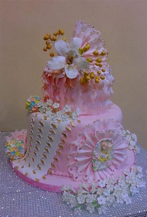 Pink Birthday Cake Decorated Cake By Anna Cakesdecor
