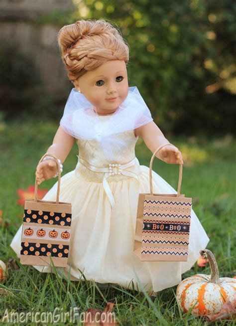 Doll Craft Decorate Halloween Treat Bags Americangirlfan