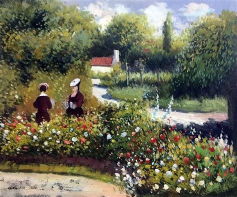 Pierre Auguste Renoir The Garden At Fontenay 1874