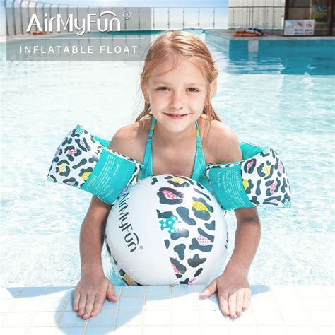 Airmyfun Inflatable Leopard Pool Float Set Pool Floats Sports With