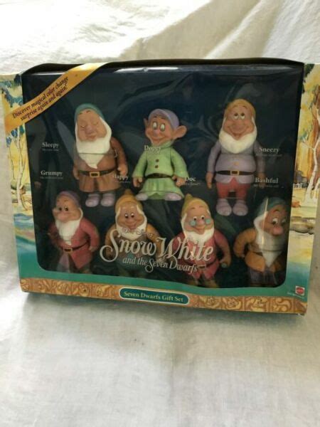 Snow White And The Seven Dwarfs Dolls Mattel Magical Color Change