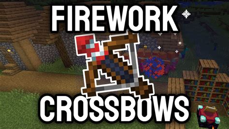 How To Make Rocket Crossbows In Minecraft Youtube