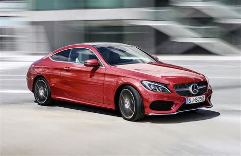Selective damping firms up in corners, stays supple on rough roads. 2016 Mercedes-Benz C-Class Coupe revealed; lighter, larger ...