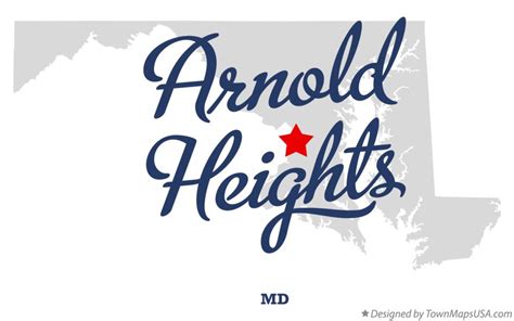 Map Of Arnold Heights Md Maryland