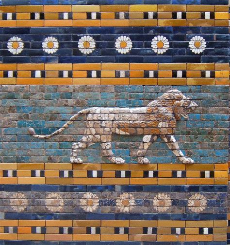 35 Ishtar Gate Lion Frieze Ishtar Gate Pergamon Museum Rictor