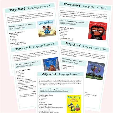 Story Based Language Lesson Bundle 2 — Rachel Madel Speech Therapy Inc