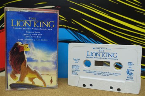 The Lion King Cassette Tape Movie Soundtrack By Elton John Hans Zimmer Tim Rice 1994 Walt