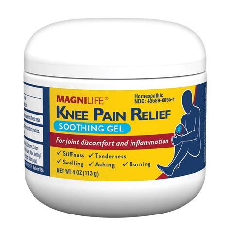 Magnilife Knee Pain Relief Soothing Gel Treatment Collections Etc