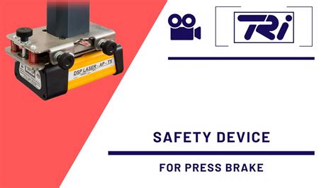 Press Brake Safety Device Youtube