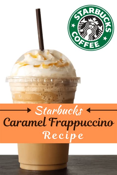 Copycat Starbucks Caramel Homemade Frappuccino Recipe Vrogue