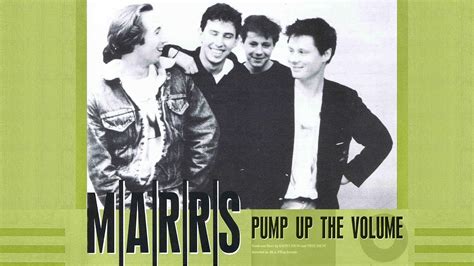 Marrs Pump Up The Volume 1987 I 80s YouTube