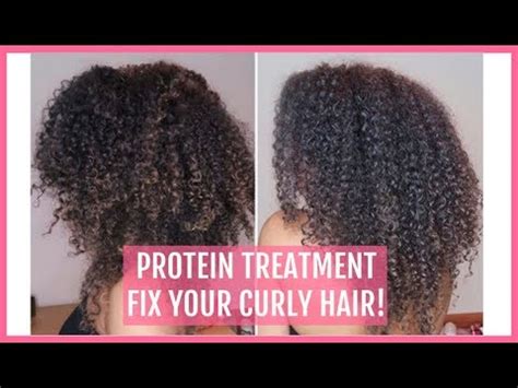 Proteins have a great influence on the strength and the growth of your hair. PROTEIN TREATMENT FOR NATURAL CURLY HAIR / DAMAGED HAIR ...