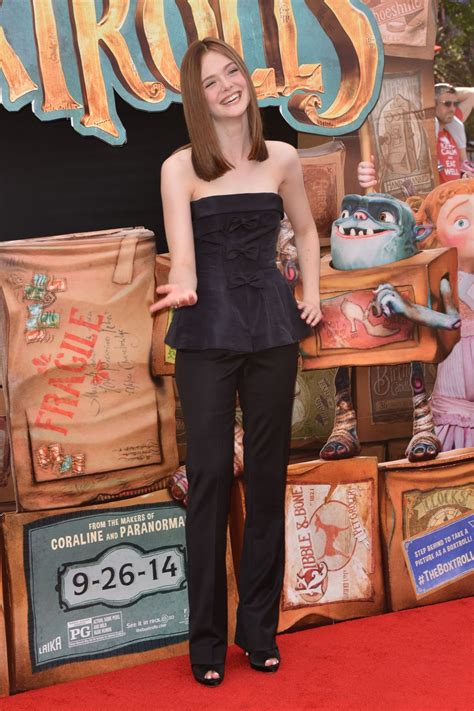 Elle Fanning At The Boxtrolls Premiere In Hollywood Hawtcelebs