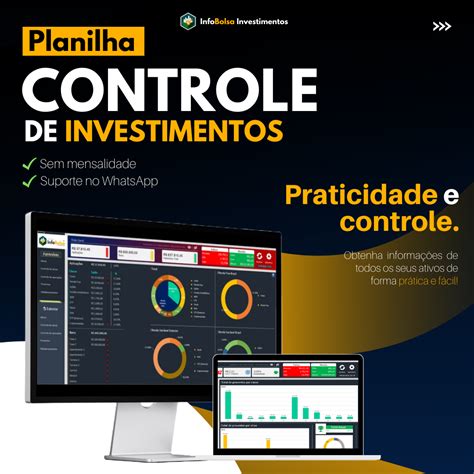 Planilha Controle De Investimentos InfoBolsa Investimentos Hotmart