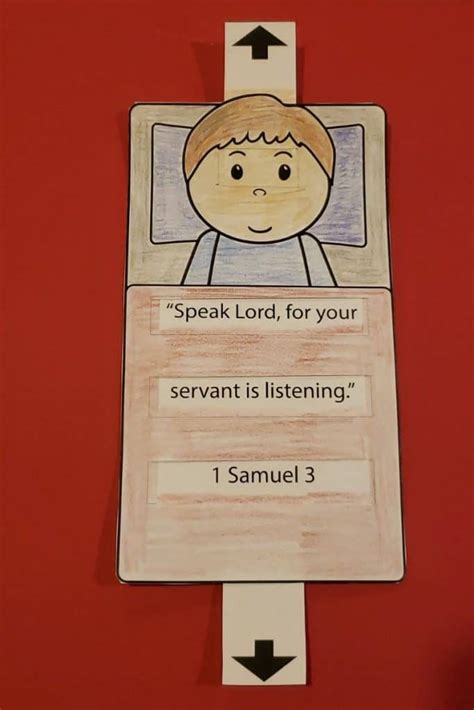 Samuel Listens Craft 1 Bible Crafts And Activities