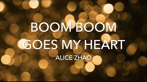 Boom Boom Goes My Heart Lyric Video Youtube