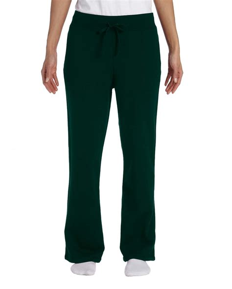 New Gildan Ladies 5050 Open Bottom Sweatpants With Pockets Sizes S 2xl