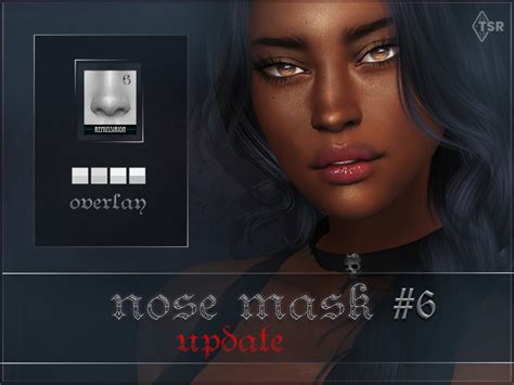 The Sims Resource Nose Mask 06 Overlay Update For Sim Creators