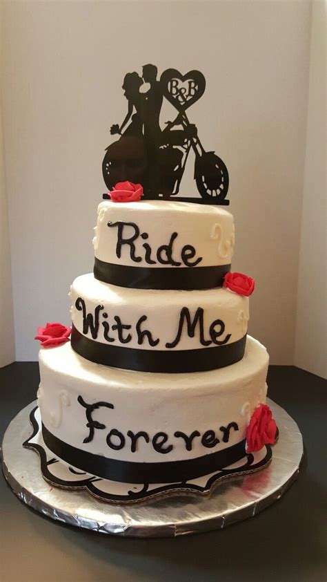Biker Wedding Cake Topper