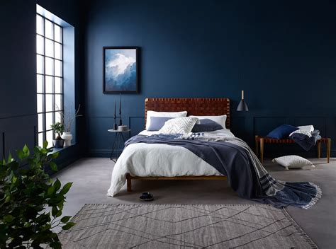 19 Blue Bedroom Ideas That Wont Give You The Blues Aspect Wall Art