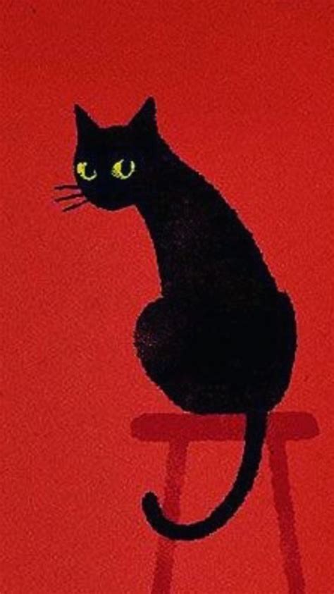 Pin By Hb4b On Reference Black Cat Art Cat Art Funky Art