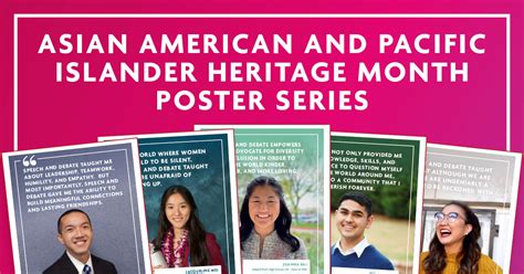 Asian American And Pacific Islander Heritage Month National Speech And Debate Association