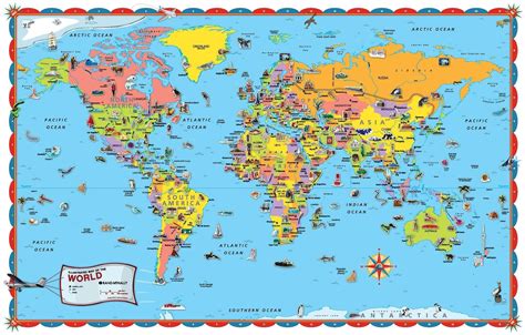 20 Inspirasi Map Of The World For Kids Printable Free My Red Gummi Bear