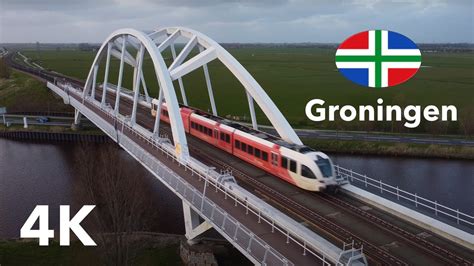 Walfridusbrug Groningen 4k Drone Footage YouTube