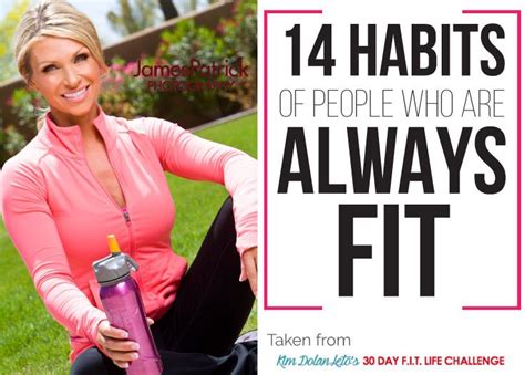 14 habits of people who are always fit fitness people health fitness cat