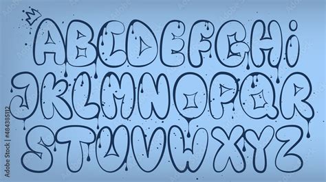 Cool Graffiti Fonts Alphabet