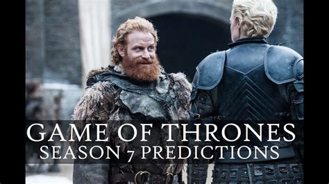 Game Of Thrones Season 7 Predictions Youtube