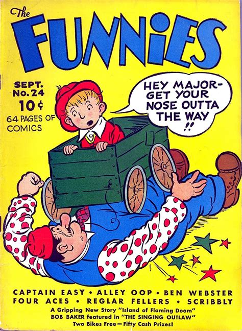 Poster Comics Cover Dell Funnies The Funnies 24 Vintage