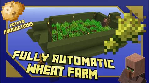 How To Build A Fully Automatic Farm In Minecraft